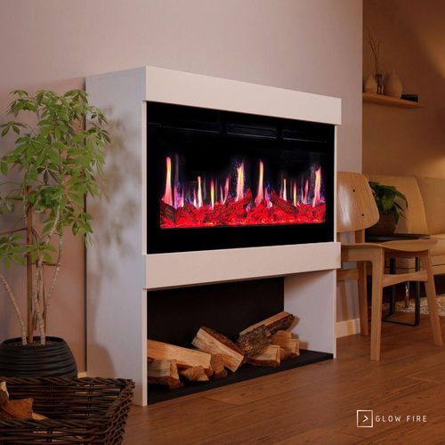 Glow Fire SCM-2 Elektrokamin Screen Motion Weiß