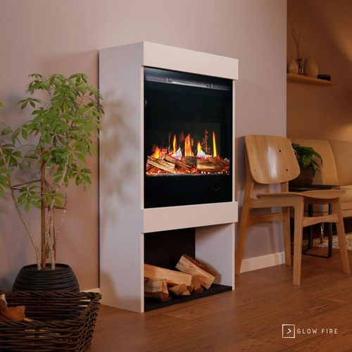 Glow Fire SCM-1 Elektrokamin Screen Motion Weiß