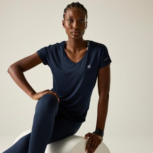 Dare 2B Dames/Dames Vigilant Actief T-Shirt (Marine)