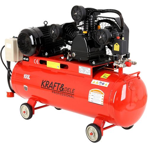 Kompressor 100L 400V 3 Zylinder Luftkompressor Ölkompressor Werkstattkompressor