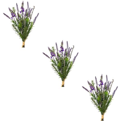 Kunstblume CREATIV GREEN "Lavendelbund", lila, H:35cm, Obermaterial: 100% Polyethylen, Kunstpflanzen