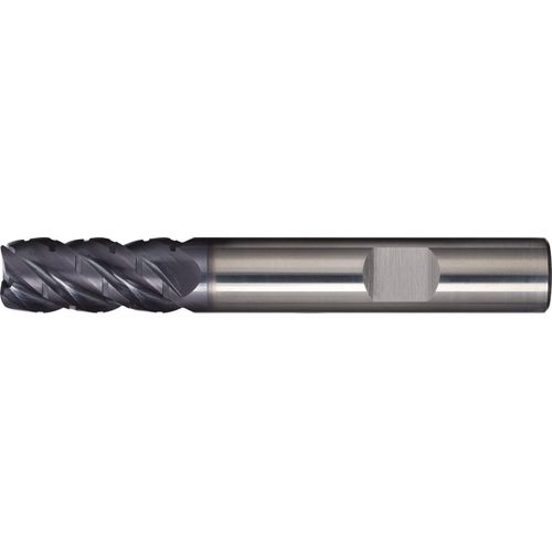 Tecwerk Schaftfräser DIN 6527 L Typ NF-UNI VHM TiAlN 45 ° DIN 6535 HB Schneidenanzahl 4 lang - 1 Stk.