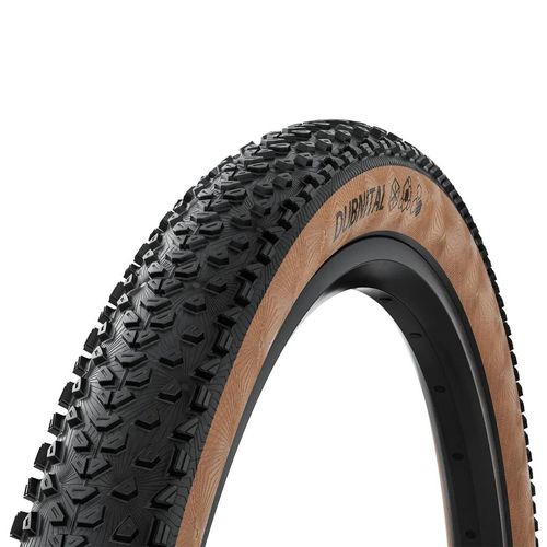 Fahrradreifen CONTINENTAL "Dubnital Trail", braun (schwarz), Fahrradreifen, 29 x 2,36