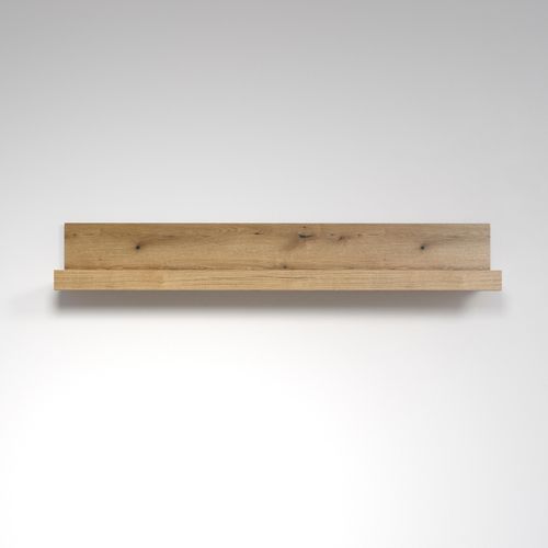 Wandregal HOME AFFAIRE "Ghent", eiche, B:180cm H:31cm T:26cm, Holzwerkstoff, Regale, Wandregal, Ideal für Dekorationen - Aufgebaut (B/T/H): 180/26/31 cm