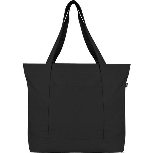 Biologische Korb-Tasche für Damen mit Reißverschluss und Innentasche, 100% biologische Baumwolltaschen für Männer, Einkauf, Strand
