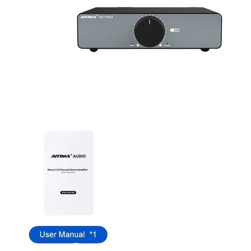 Audio-Leistungsverstärker, 300W Stereoausgang, 600W Monoausgang, Nur A07 MAX