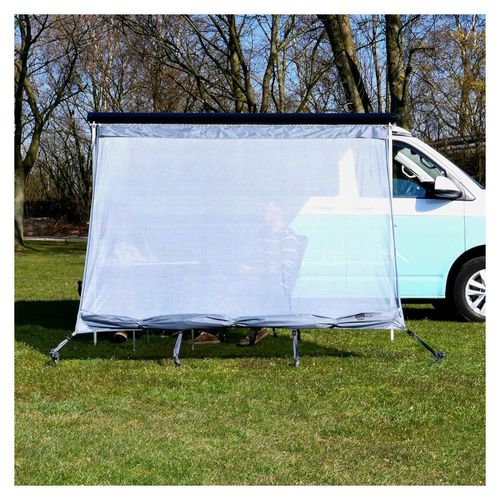 yourGEAR Campingbus Sonnen- und Regenschutz 2,4 x 2 m - Vielseitige Vorderwand für Markisen, schützt vor Sonne, Regen, Wind - UV 50+ Schutz