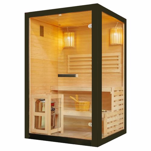 SANOTECHNIK Sauna PANORAMA BLACK