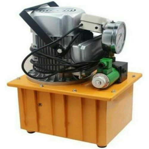 Elektrohydraulikpumpe 750W 700Bar Hydraulikmotor Pumpe mit Magnet Ventil Elektrische Hydraulikpumpe Hydraulikaggregat 1400U/min