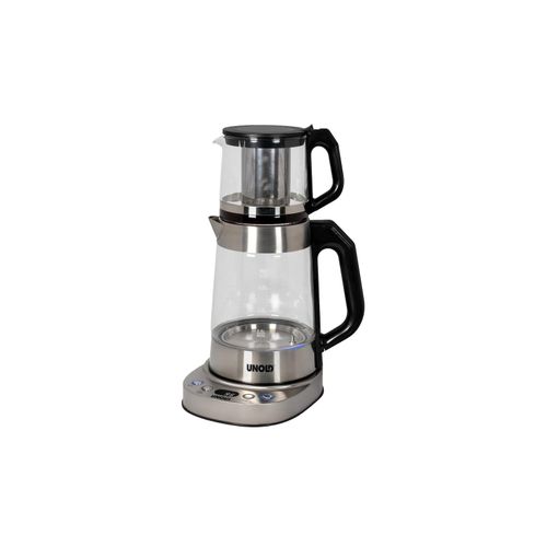 UNOLD 18215 Samowar Selin Teemaschine (1.800 W, Samowar-Prinzip, Teekanne auf Wasserkocher)