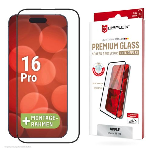 DISPLEX Displayschutzglas "Premium Glass Full Cover Anti-Reflex", transparent, B:9cm H:1,5cm T:20mm, Displayfolien, Displayschutzfolie, Schutzfolie, Bildschirmschutz, kratz- & stoßfest