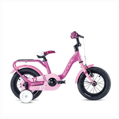 12 Zoll Kinderfahrrad, 1-Gang, Kinderfahrrad, S’COOL niXe, ab 2 Jahre, ca. 85–100 cm, Rosa