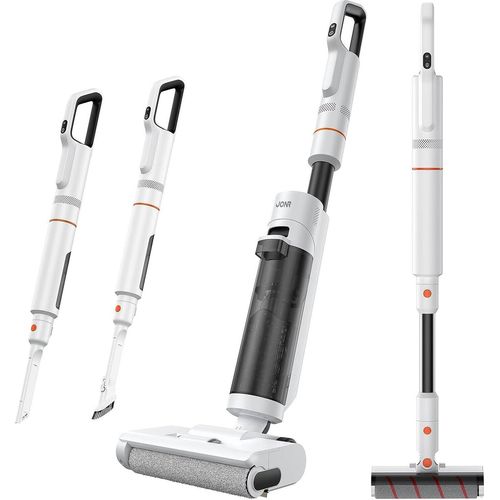 JONR ED20 Pro Nass Trockensauger akku, 17000Pa 4-in-1 Kabelloser Staubsauger mit Wischfunktion, Kantenreinigung, Selbstreinigung mit Lufttrocknung