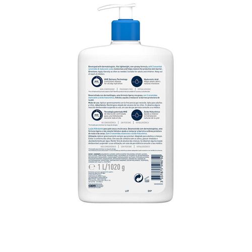 Hydraterende Lotion Droge Tot Zeer Droge Huid 1000 ml