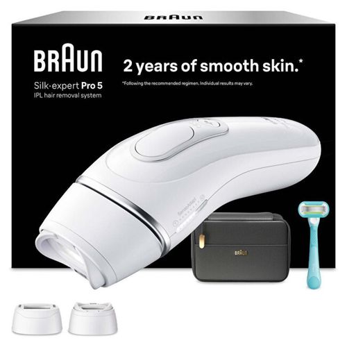 Braun Silk-Expert Pro 5 Silk·expert Pro 5, Weiß, Akku, 276 mm, 97,5 mm, 194,2 mm, Box