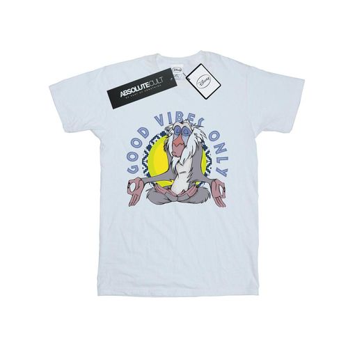 Disney Dames/Dames The Lion King Rafiki Good Vibes Only Katoenen Vriendje T-shirt (Wit)