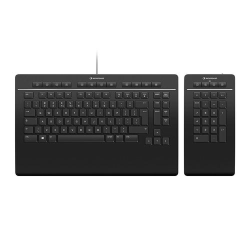 3Dconnexion Tastatur Pro mit Numpad Schwarz - US