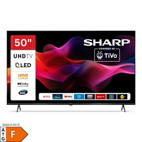 Sharp 50HM5745E QLED Fernseher 50 Zoll Smart TV by TiVo 4K UHD Fernseher mit HDR Dolby Vision (2026)