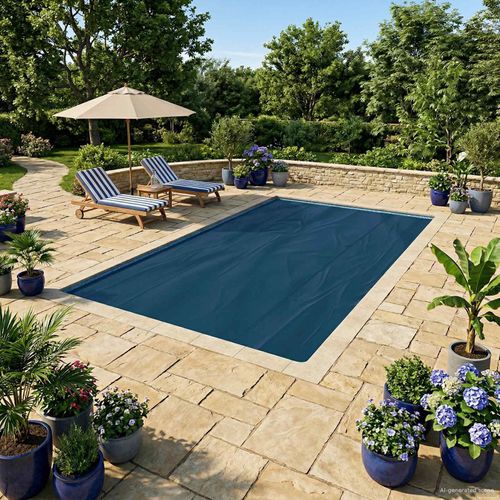 Möbel Sonnendeck für Pools Extra Schwer 500 x 300 cm 400 μmPoolzubehör - Poolzubehör c7482