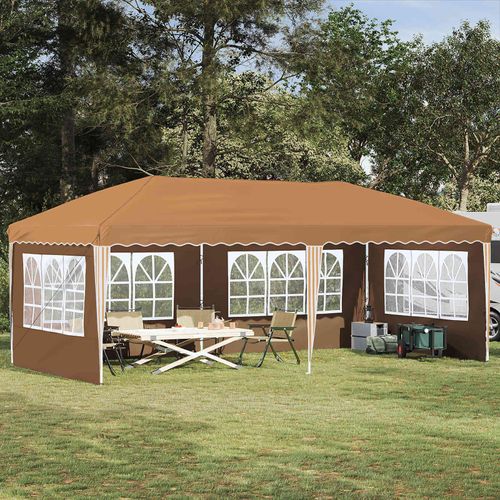 Möbel Pop-up Partyzelt 575 x 289 x 245 cm BeigePavillons & Partyzelte - Pavillons & Partyzelte c6620
