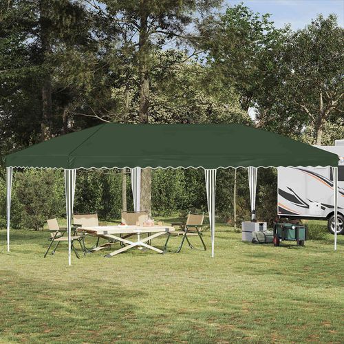 Möbel Pop-up Partyzelt 575 x 290 x 245 cm GrünPavillons & Partyzelte - Pavillons & Partyzelte c6615