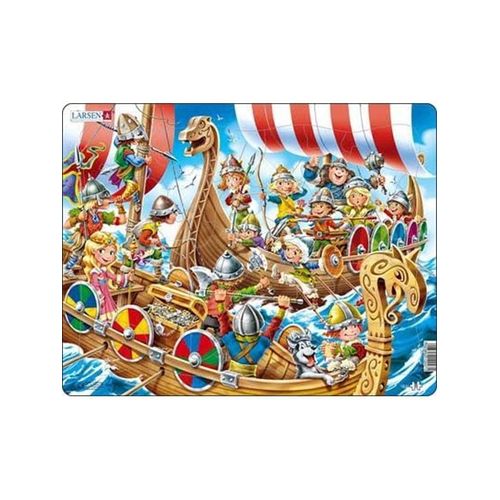 Larsen Puzzles Puzzle Vikings - 30 pieces Maxi (36.5x28.5 cm) Boden
