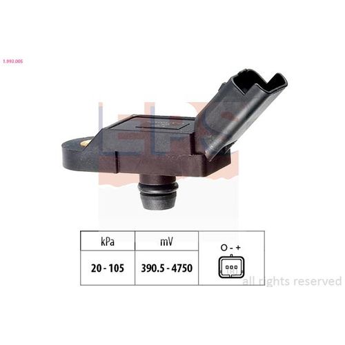 EPS Luftdrucksensor, Höhenanpassung 1993005 für RENAULT Peugeot
