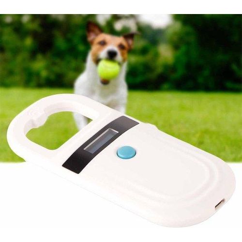 Handgehaltenes RFID-EMID-Lesegerät mit Display für Hunde und Katzen - Hunde ID-Lesegerät 134,2 kHz 125 kHz