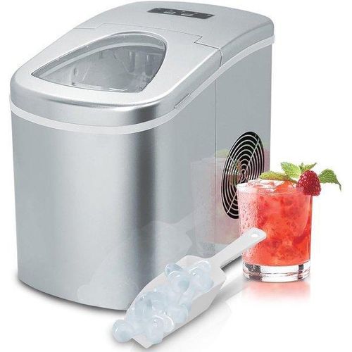 Kompakte IJsblokjesmachine, 12 kg IJs pro Tag, 6-8 Minuten Produktionszeit, Selbstreinigend