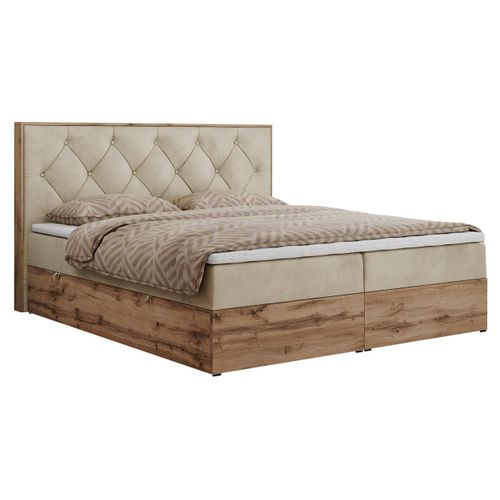 BOXBETT VENETO 180/200 Beige Velvet - H3
