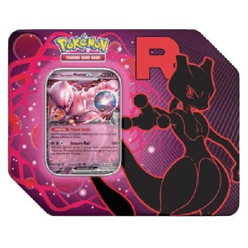 Pokemon Team Rocket Tins: Team Rockets Mewtwo ex Tin