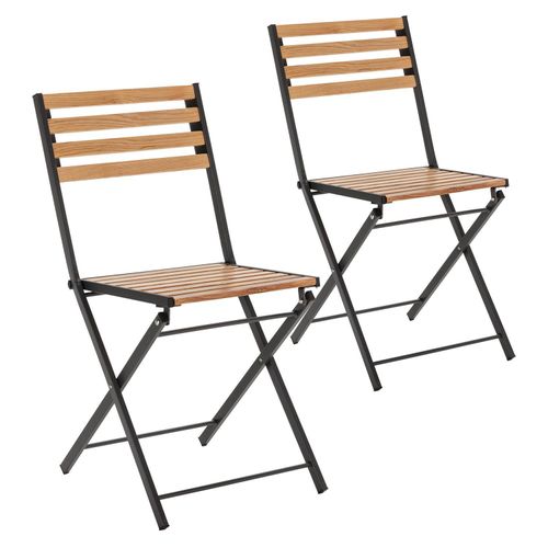 GARTENKLAPPSTUHL-SET Ambar Metall
