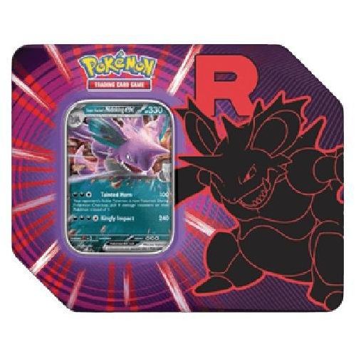 Pokemon Team Rocket Tins: Team Rockets Nidoking ex Tin