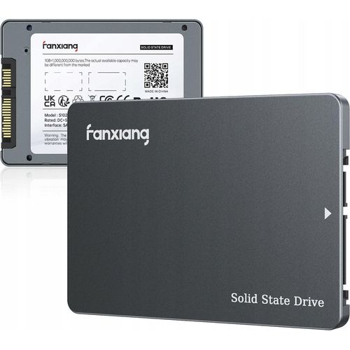 500Gb Fanxiang S102Pro Sata Iii 2.5" 560/500Mb/S 3D Nand Aluminium Ssd Laufwerk