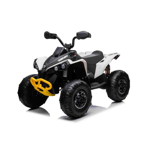 Can-am ATV Quad Kinderfahrzeug Elektrofahrzeug 2x35W Motor 12V 7Ah Weiß