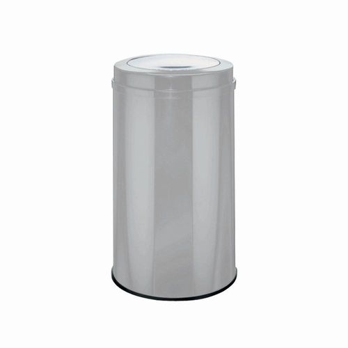 Abfalleimer "Big Swing" 120 l neusilber