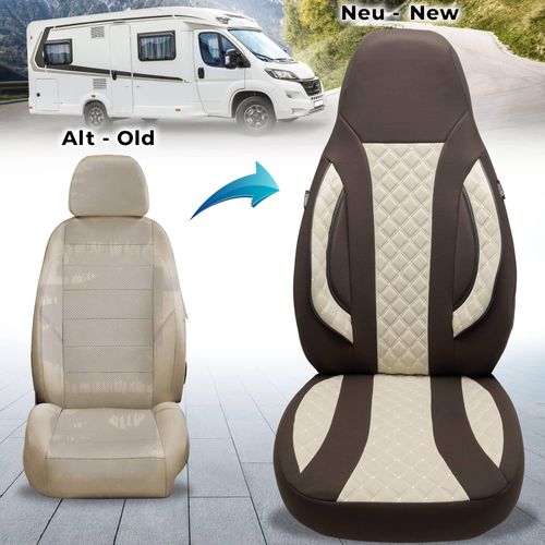Wohnmobil Sitzbezüge für Dethleffs Globevan Camp One Two (WPL411)