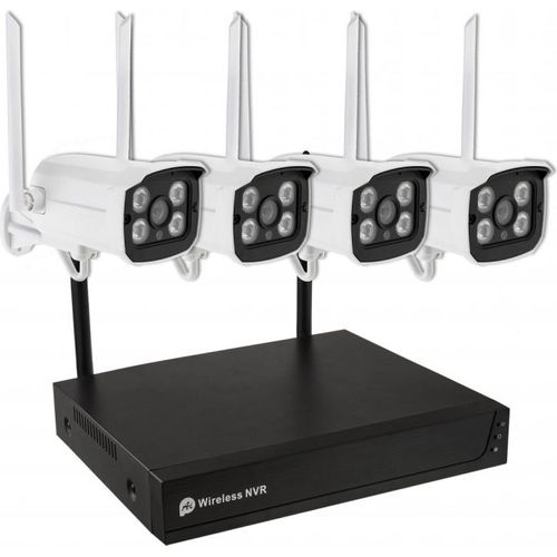Kabelloses WLAN-Kamera-Set Secutek SHT-TK4042 - 4x 2MP Kamera, NVR
