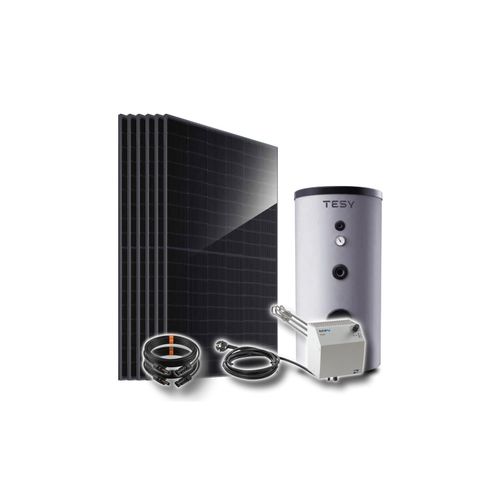 PV-Komplettset Warmwasser 2,6 kW – MyPV ELWA, 200 l Warmwasserspeicher & 6x 445W Solarmodule