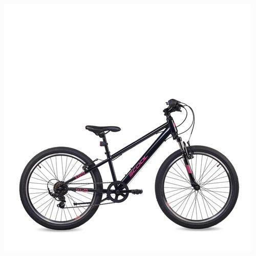 24 Zoll Kinderfahrrad, 6-Gang, MTB Kinderfahrrad, S’COOL Xroc, ab 7–11 Jahre, 130–150 cm, Orange/Pink