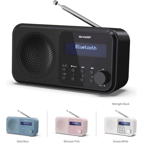 SHARP Radio "DR-P420", schwarz, B:17,4cm H:9cm T:5,3cm, Radios