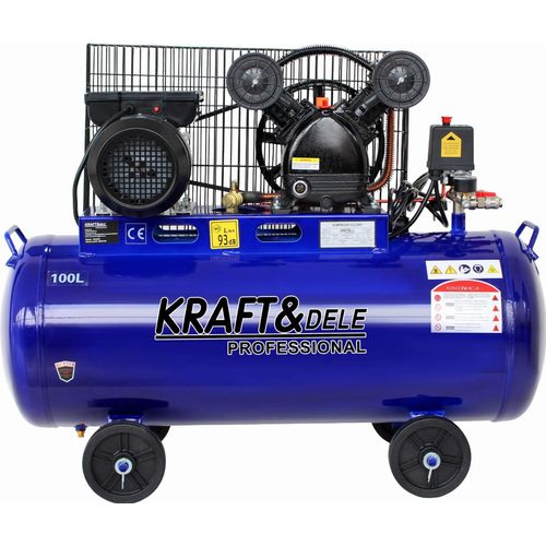 Kompressor 100L 2 Zylinder 3KW Luftkompressor 230V Druckluftkompressor