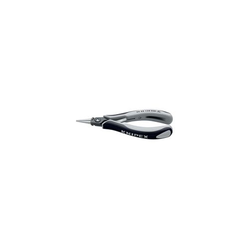 KNIPEX 34 32 130 ESD Präzisions-Elektronik-Greifzange ESD mit Mehrkomponenten-Hüllen brüniert 130 mm)