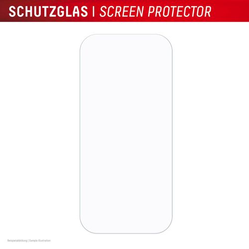 DISPLEX Displayschutzglas "Real Glass Screen Protection", transparent, B:9cm H:1,3cm T:19,8mm, Displayfolien, Displayschutzfolie, Schutzfolie, Bildschirmschutz, kratz- & stoßfest