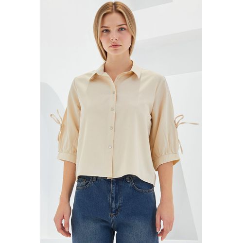 Crop-Top mit Schleife