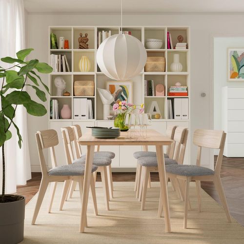 LISABO / LISABO Tisch und 6 Stühle