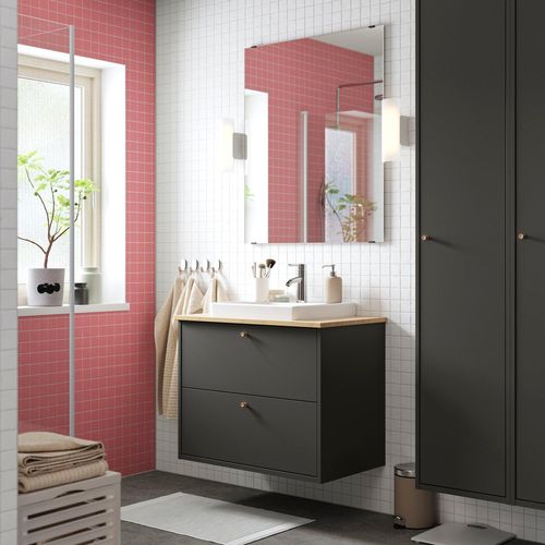 HAVBÄCK / ORRSJÖN Waschbschr+Schubladen/Waschb/Mibatt