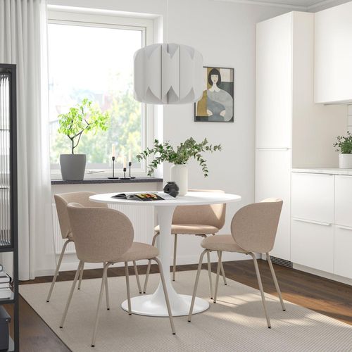 DOCKSTA / KRYLBO Tisch und 4 Stühle