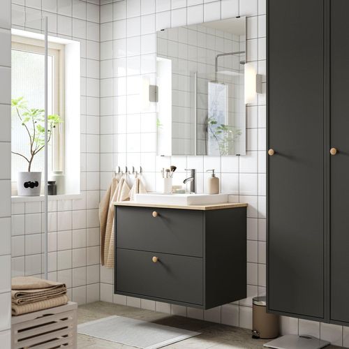 HAVBÄCK / ORRSJÖN Waschbschr+Schubladen/Waschb/Mibatt
