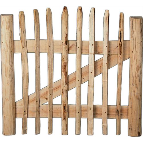 Lattenzauntor 0,6x1m Abstand 8-10cm für Staketenzaun Gartentor Forte Zauntor
